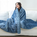 Aemicion Twin Weighted Blanket for Adults, Unicolor Ultra-Soft Fleece Sherpa by Aemicion