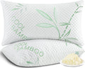 Shredded Memory Foam Pillows, Cooling Pillows Standard Size Set of 2 Adjustable by Unknown