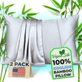 Pillow Cases - 100% Viscose Derived from Bamboo - Cooling Pillowcase - Queen by VeganSilk