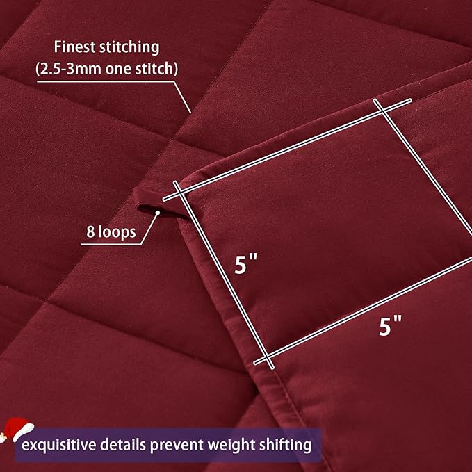 yescool Weighted Blanket for Adults Cooling Heavy Blanket for Sleeping Perfect - Image 4