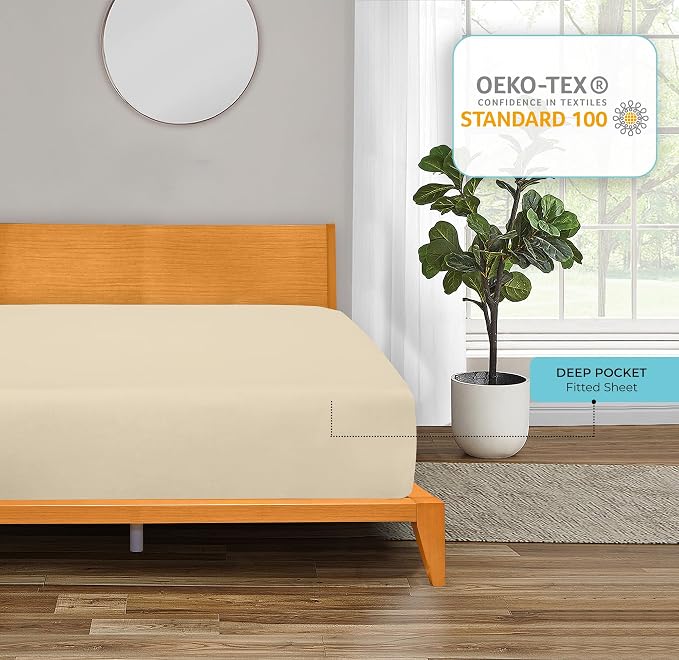 Royale Linens Fitted Sheet Twin XL - Image 7