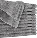 BIOWEAVES 100% Organic Cotton 700 GSM Plush Washcloths 13" x 13" GOTS Certified by BIOWEAVES
