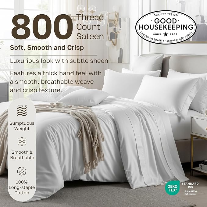 California Design Den King Size Pillow Cases Set of 2 - Image 3