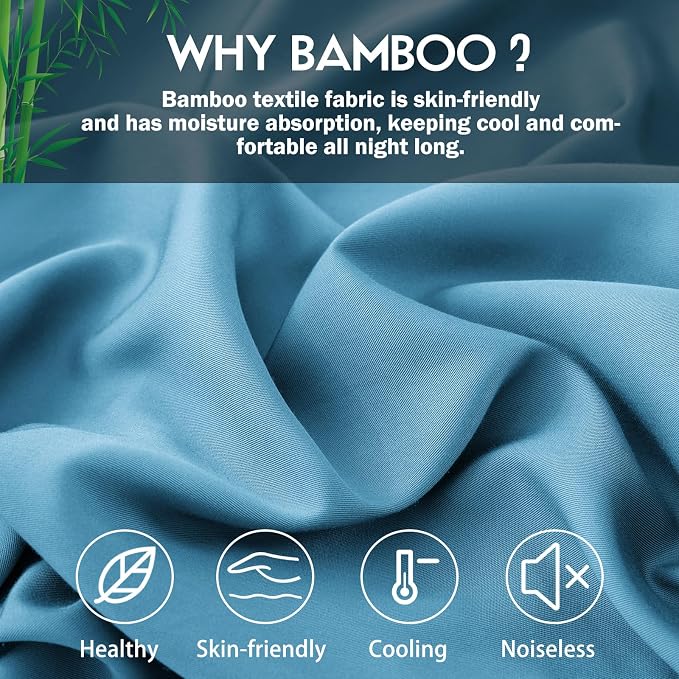 Body Pillowcase with Zipper Cooling Viscose from Bamboo Zippered Pillowcases - Image 2
