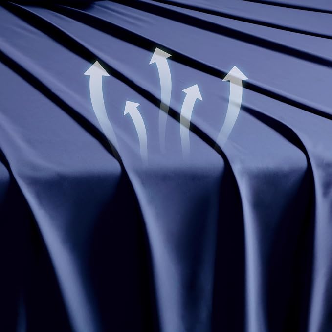 Bamboo Viscose Flat Sheets Only, Sateen Weave Calking Size Flat Sheet Only - Image 5