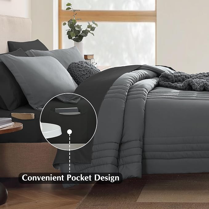 Monbix California King Size Comforter Set - Image 4