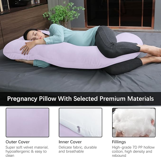 MOON PARK Pregnancy Pillows for Sleeping - Image 3