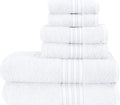 BOUTIQUO 6 Pack Cotton Towel Set, Contains 2 Bath Towels 28x55 inch, 2 Hand by BOUTIQUO