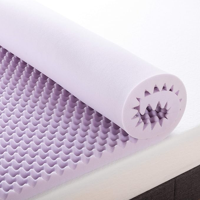 Best Price Mattress 2 Inch Egg Crate Memory Foam Mattress Topper - Image 5