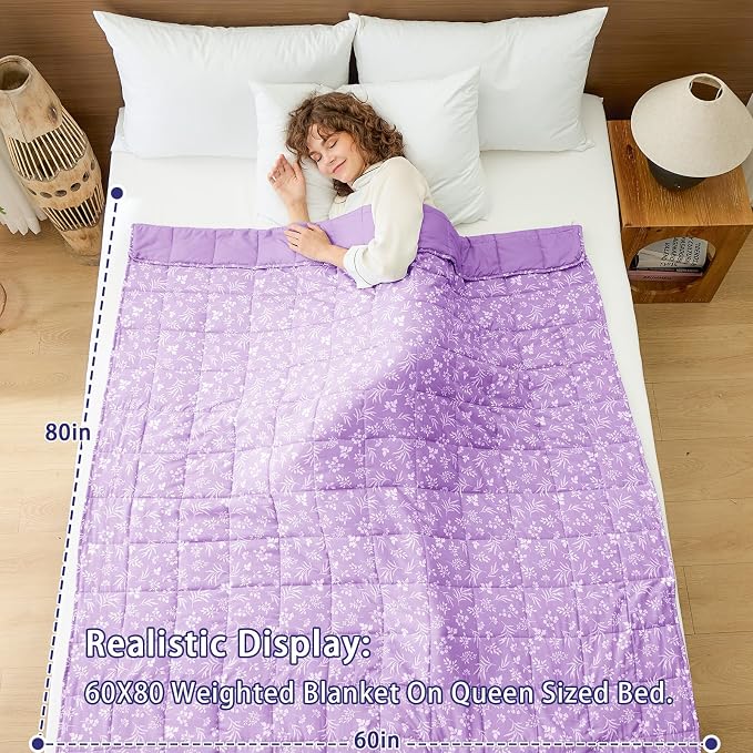 yescool Weighted Blanket for Adults Cooling Heavy Blanket for Sleeping Perfect - Image 2