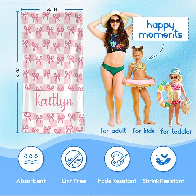 JML Personalized Beach Towel - Image 3