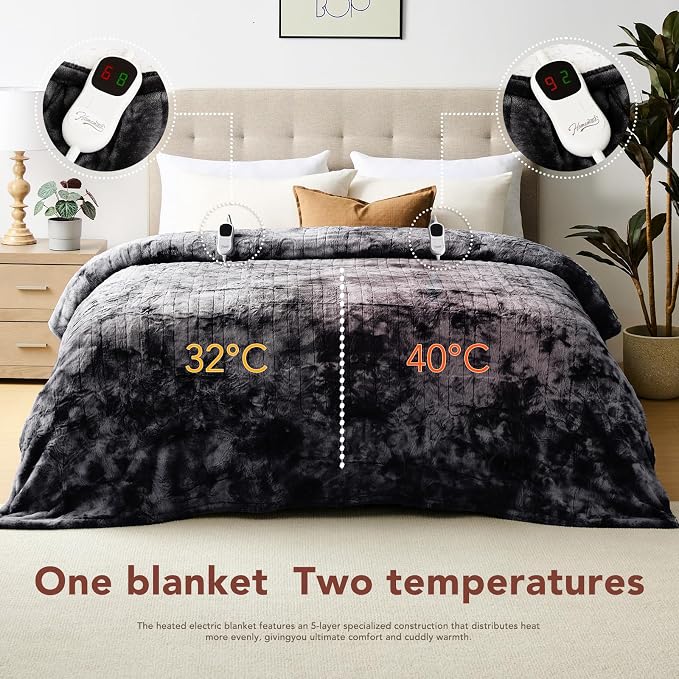 Homemate Electric Heated Blanket Queen Size - Image 8