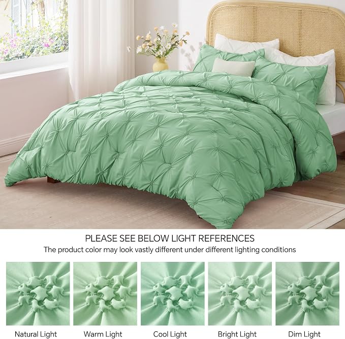 BEDELITE Sage Green King Size Comforter Set - Image 8
