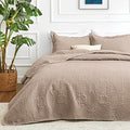 Love's cabin California King Size Quilt Bedding Set Burlwood Bedspreads by Lovescabin