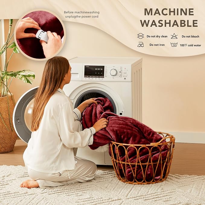 Homemate Electric Heated Blanket Queen - Image 7