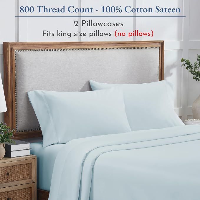 California Design Den King Pillow Cases Set of 2 - Image 4