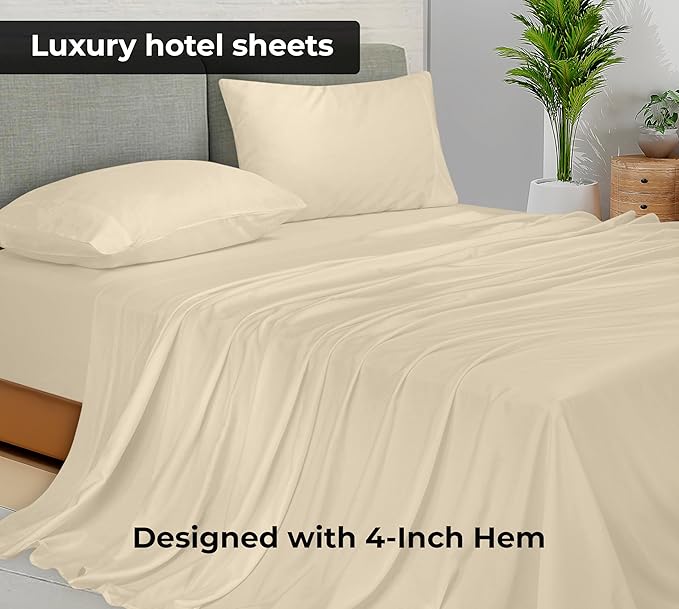 Royale Linens Full Flat Sheet - Image 2