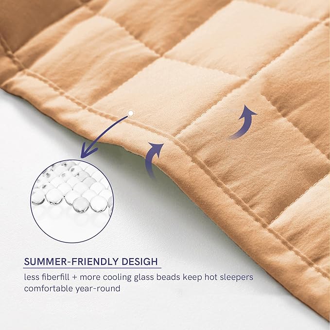 YnM 20lbs Weighted Blanket for Adults, Heavy Bed Throw Blanket - Image 4