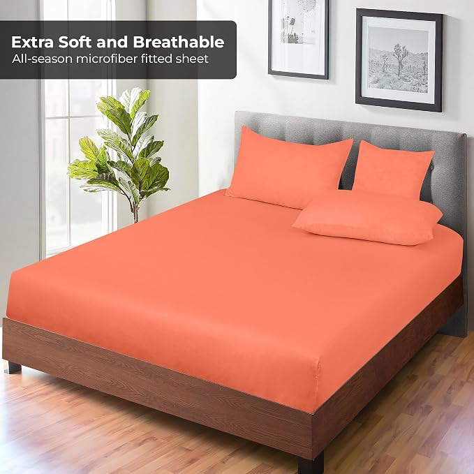 Royale Linens Fitted Sheet Twin XL - Image 4