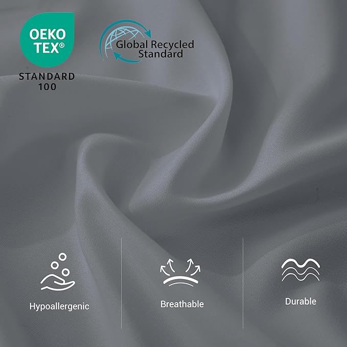 Queen Flat Sheet Only, 1 Pack Top Bed Sheets, Soft Breathable Brushed - Image 2