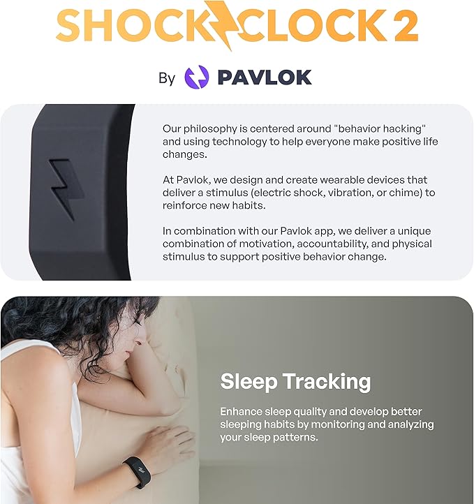 Pavlok Shock Clock 2 | Silent Alarm Clock | Ideal - Image 3