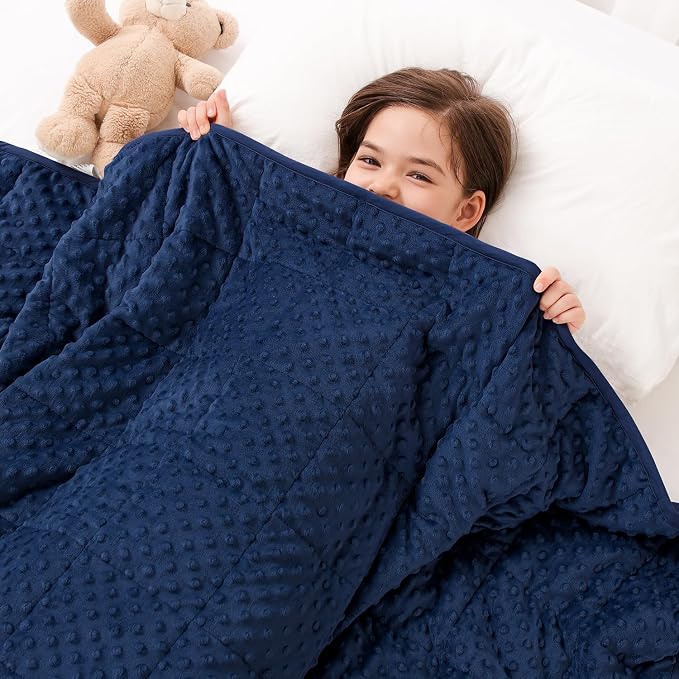 Kivik 3lb Weighted Blanket, Washable Heavy Throw Blankets, 3 Pounds Weight by Kivik