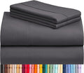 LuxClub 4 PC Queen Sheet Set, Sheets Queen Size, Deep Pockets 18" Wrinkle Free by LuxClub
