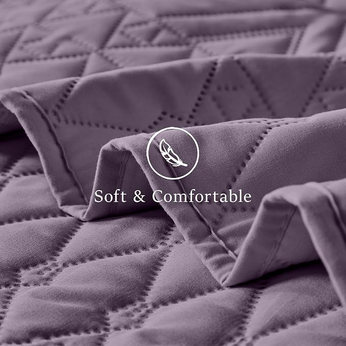 akkialla Twin Quilt Set, Boho Geometric Pattern, Soft All-Season Bedding - Image 6