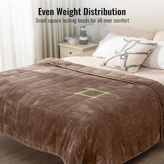 Uttermara Weighted Blankets for Adults Full Size, 12lbs 48x72 inches Blanket - Image 7