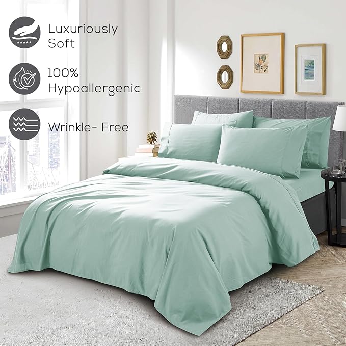 Mueller Luxury 6 Piece Queen Sheet Set - Image 5