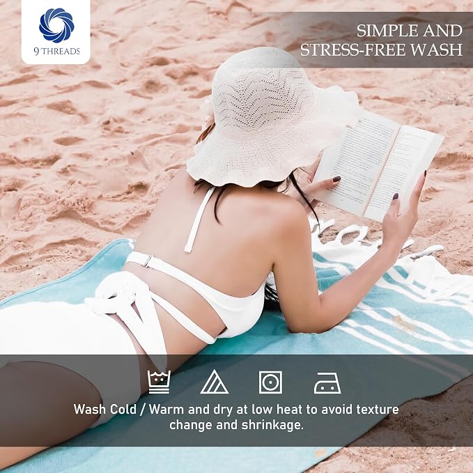 Cotton Turkish Beach Towel - Image 6