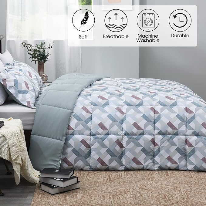 Beyond Basic Geometry Twin Comforter Set - Image 2
