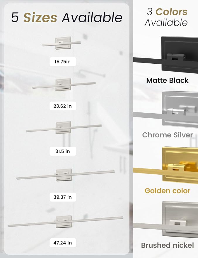 VOLISUN Modern Bathroom Vanity Light 48 inch, 30W Dimmable 5CCT Led Bathroom - Image 7