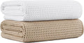 MICROFI New Microfiber Waffle Bath Towels, 2 Pieces, Fast Drying, Lint Free 430 by Unknown