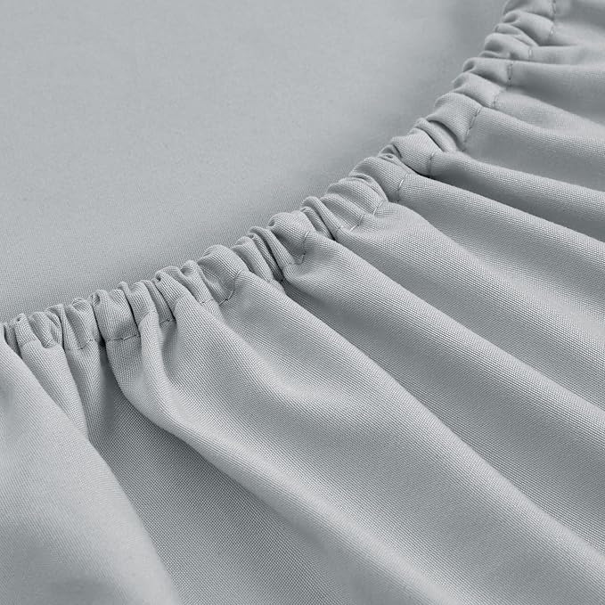 FreshCulture Queen Fitted Sheets, Bulk Pack of 6, Deep Pocket, Soft Microfiber - Image 2