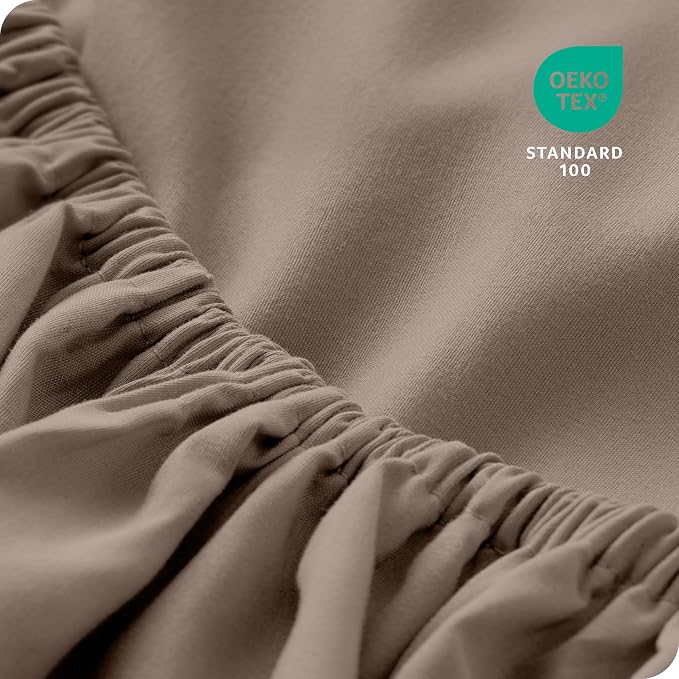 Bare Home 2-Pack Fitted Bottom Sheets King - Image 5