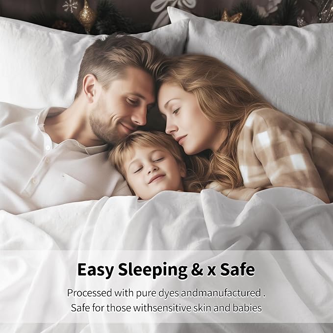 LBRO2M 100% Pure Linen Sheet Set Deep Pocket Up to 16" Bed Sheets Sets - Image 6