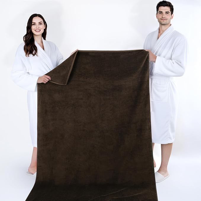 Cotton Paradise 100% Cotton 40x80 Oversized Bath Sheet, Extra Large Turkish - Image 5