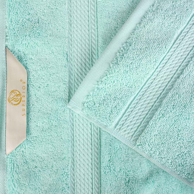 SUPERIOR Egyptian Cotton Pile Bath Sheet Set of 2, Ultra Soft Luxury Towels - Image 7