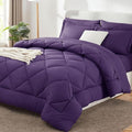 CozyLux Queen Comforter Set Purple by CozyLux