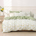 LEMIROE Floral Cotton Comforter Queen Size 3Pcs by LEMIROEBEDDING