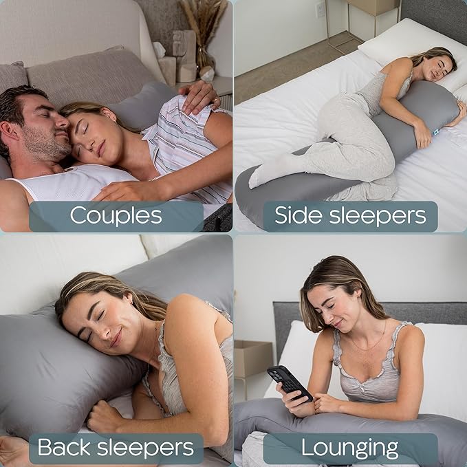SleepCloud Weighted Body Pillow 8lbs - Image 5