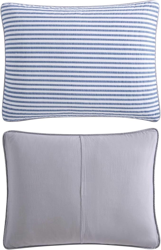 Nautica - Twin Quilt Set, Reversible Cotton Bedding - Image 3