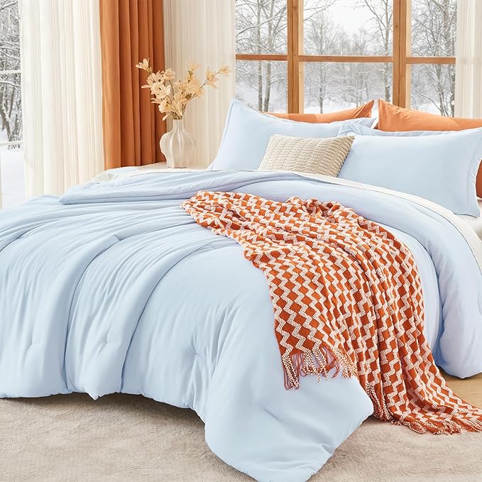 MUXHOMO Full Comforter Sets, All Season Ultra Soft Down Alternative Bedding by MUXHOMO
