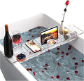 Yieach Luxury Tub Tray for Bathtub Expandable, Plastic Bath Board & Table by Yieach