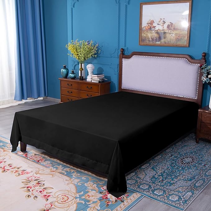 NTBAY Twin Extra-Long Flat Sheet Only - Image 5