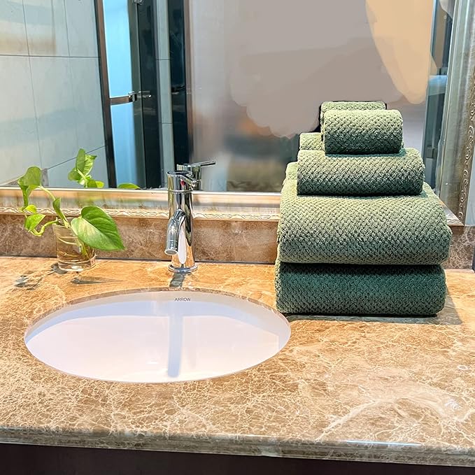 YTYC 29x59 Inch Bath Towels Set of 6 Large, Super Soft Lint Free Lightweight - Image 3