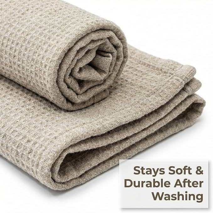 100% European Linen Hand Towels - Image 7