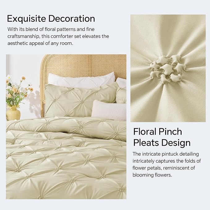 BEDELITE Beige Twin Comforter Set - Image 4