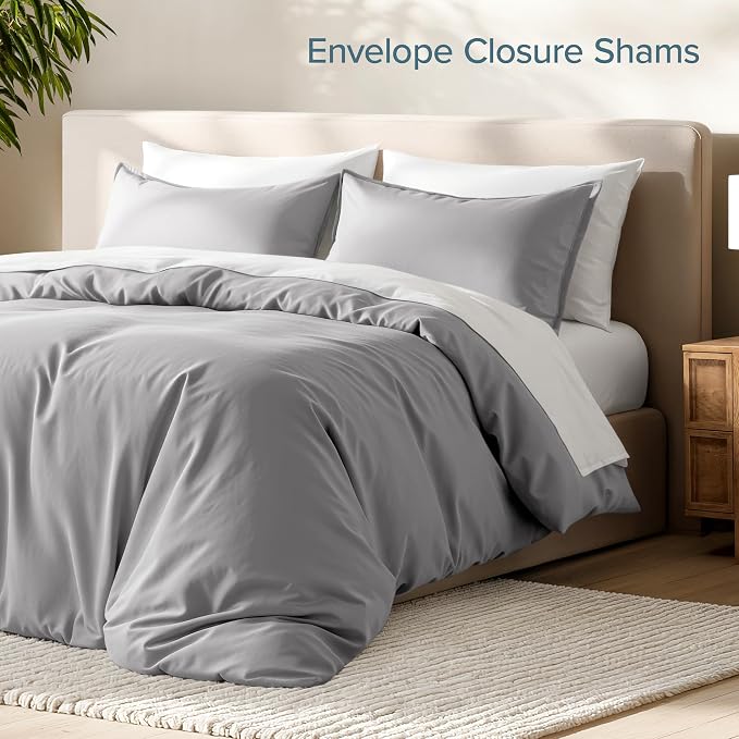 Bare Home Bedding Duvet Cover Oversized Queen Size - Image 4